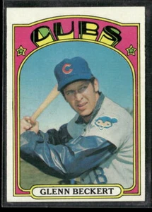 1972 Topps #45a Glenn Beckert Yellow under C and S - Picture 1 of 2