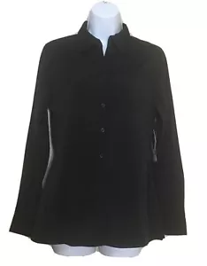 Camisa mangas larga para mujer de vestir, color negro.(5) - Picture 1 of 9
