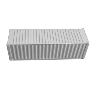 13.2cm Alloy 1/50 Scale White Shipping Container Model Toy Diy Accessories - Picture 1 of 10