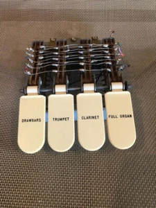 Hammond Organ M Series & Many More Drawbars/Tabs/Switches MAKE OFFER! - Picture 1 of 4