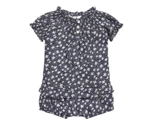 NWT New Ralph Lauren Girls Polo Easter Floral Top & Bloomer Short Set 12M $65 - Imagen 1 de 2