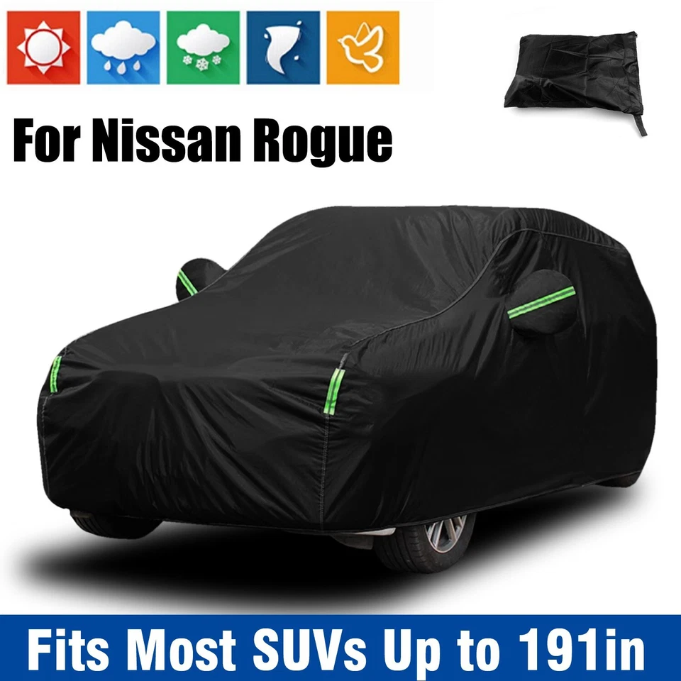 For Nissan Rogue Full Car Cover All Weather Protection Sun Dust Rain Resistant Foto 1 de 4