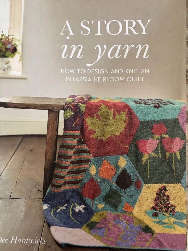 A Story in Yarn - hard to find - How to design & knit an Intarsia Heirloom Quilt - Image 1 of 1