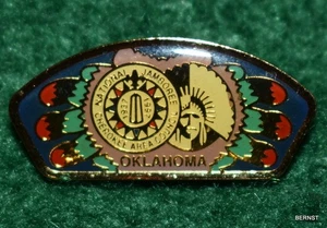 PIN SOMBRERO BOY SCOUT VINTAGE - JAMBOREE 1997 - CONSEJO DE ÁREA CHEROKEE - Imagen 1 de 3
