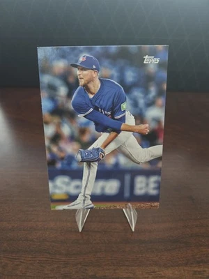 Actualización Topps 2025 Jeff Hoffman variación de foto verdadera inserto raro Blue Jays Foto 1 de 3