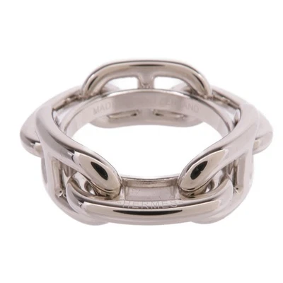 Anillo bufanda HERMES Regate metal plata Foto 1 de 4