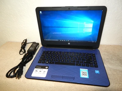 HP 14-AC151NR 14" Intel Celeron N3050 1.60Ghz 2GB RAM 32GB eMMC Win 10 Home - Image 1 of 4