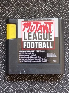 Sega Genesis Mutant League Football Game Cartridge  - Picture 1 of 3