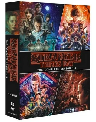 Stranger Things: The Complete Seasons 1-4 (DVD, 11-Disc, Box-Set) - Image 1 of 4