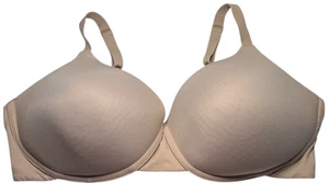 Warners Bra Women 40C Beige Wireless Lightly Lined Full Coverage Adjustable - Picture 1 of 19