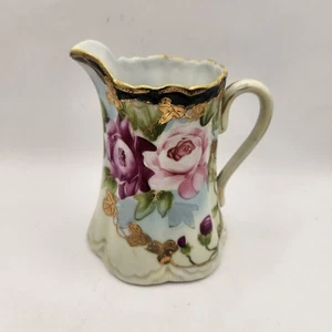 Jarra de porcelana pintada a mano vintage de la era Nippon - Imagen 1 de 4