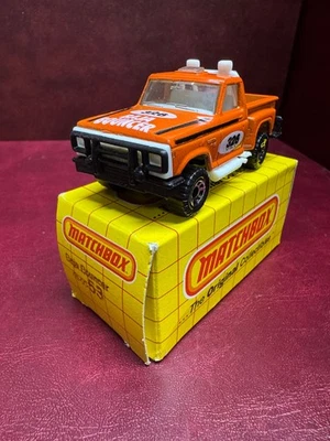 Matchbox MB. 53 'Baja Bouncer' Flareside Pick up, naranja, sello doble en la puerta Foto 1 de 4