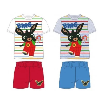 E PLUS M SP. Z O.O. Kurzer Pyjama für Jungen "Bing der Hase " | Bing | Größen 92-116