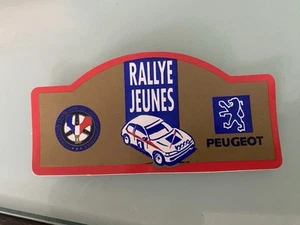 Autocollant Vintage Rallye Jeunes Peugeot 106 - Imagen 1 de 2