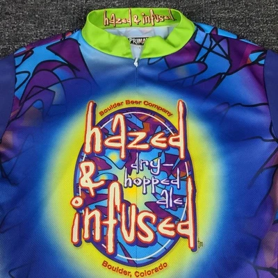 Primal Wear Cycling Jersey Men Large Hazed & Infused Boulder Beer Dry Hopped Ale - Image 1 of 4