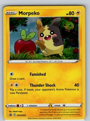 Morpeko - SWSH031 Holo Promo SWSH: Sword & Shield Promo Cards NM - Image 1 of 2