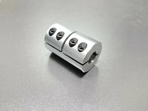 12 mm x 12,7 mm/1/2 Zoll starre Klemmwelle Kupplung doppelte Länge CNC Frässchritt - Bild 1 von 12