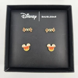 Baublebar x Disney Halloween Candy Corn Mickey Mouse Earrings Set – NEW - Picture 1 of 5