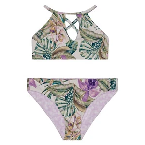 Splendid Girls' Panama High Neck Two Piece Swimsuit - Big Kid Size 10 /044 - Picture 1 of 4