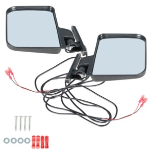 Espejos retrovisores laterales con luz de señal de giro LED para carro de golf EZGO - Imagen 1 de 12