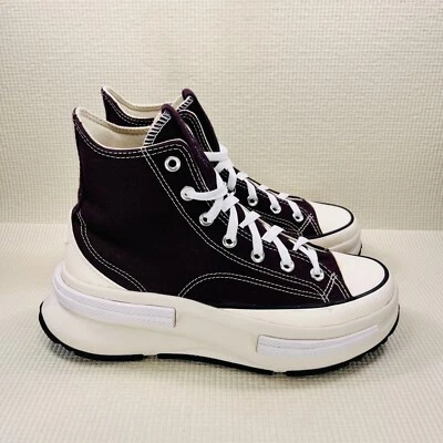 Converse Run Star Legacy CX Hi Women Size 8.5 Black Cherry White Trainers Shoes - Image 1 of 4