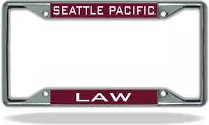 Seattle Pacific LAW License Plate Frame - Picture 1 of 1