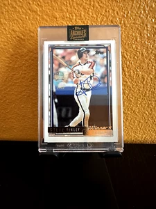 2022 Topps Archives Signature Series Retired Edition Steve Finley Auto #'d /14 - Picture 1 of 2