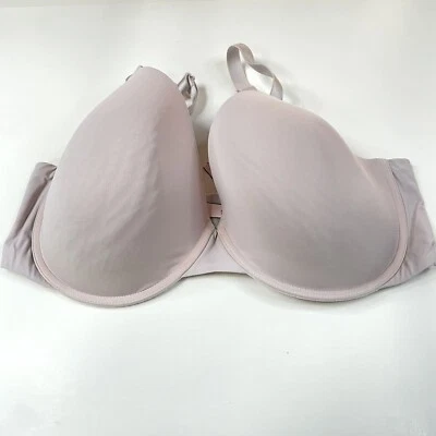 Victorias Secret 38DDD Tshirt Lightly Lined Demi Bra Solid Light Pink #1422 - Image 1 of 4