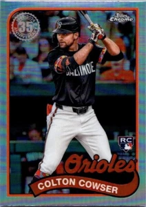2024 TOPPS CHROME COLTON COWSER 35TH ANNIVERSARY BALTIMORE ORIOLES - Picture 1 of 2