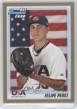 2010 Bowman Draft Draft Picks Gold Felipe Perez #BDPP106