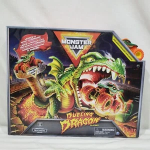 Monster Jam Dueling Dragon Playset Exclusive Truck Launch 1:64 Scale - Picture 1 of 7