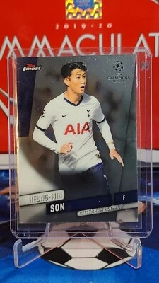 2019-20 TOPPS FINEST UEFA HEUNG-MIN SON TOTTENHAM HOTSPUR BASE - Image 1 of 2