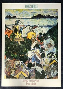 Summer Landscape by Egon Schiele (61cm x 86cm) - Picture 1 of 1