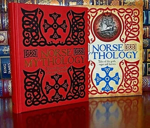 Norse Mythology Tales of Gods Sagas Heroes New Deluxe Hardcover Slipcase Gift - Picture 1 of 7