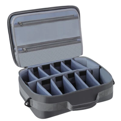 RAPRANCE Leaf Fishing Reel case,Tackle Storage Excellent for All Type Fishing Reels,Blue