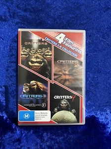 Critters 1-4 DVD Sci-fi Horror Collection Region 4 Pal 90s Retro Movies - Picture 1 of 2