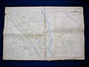 1888 - 2 Maps (plates) of HYDE PARK - Removed from a big Atlas - Picture 1 of 10