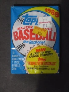 1989 UNOPENED TOPPS WAX PACK  MANY PACKS AVAILABLE .25 for ea. add pack READ - Picture 1 of 1