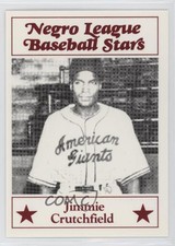 1986 Fritsch Negro League Baseball Stars Jimmie Crutchfield #29