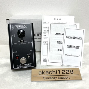 MESA BOOGIE High Wire Dual Buffer & Output Boost Overdrive Effects Pedal Tested - Picture 1 of 21