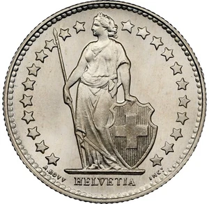 Switzerland - 1948 Confederation 1/2 Franc - NGC MS68 - TOP POP NONE FINER - Picture 1 of 4
