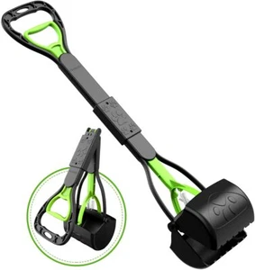 Pooper Scooper 28 Long Handle Portable Pet Poop Scooper for Large and Small Dog - Picture 1 of 7