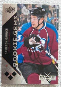 Colorado Avalanche Cameron Gaunce Signed 11/12 Black Diamond Rookie Gems Card - Picture 1 of 1