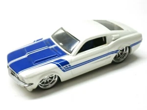 Hot Wheels White G-Machines Racing GT Ed 1968 Ford Mustang 2695 EA 1:50 Scale - Picture 1 of 5