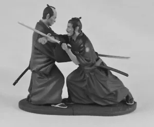 Akira Kurosawa Yojimbo Sanjuro Dueling Figure Set Japan Import Mono US SELLER - Picture 1 of 5