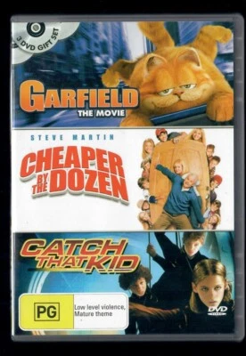 Garfield/Cheaper By The Dozen/Catch That Kid Kristen Stewart (DVD 3-Disc) - image 1 of 2