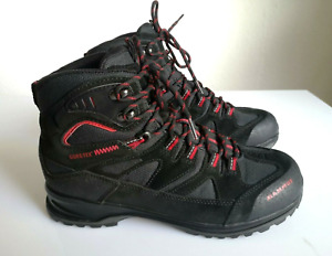 Herren Wander Schuhe Boots MAMMUT Raichle TETON Gore-TEX Gr 42 schwarz Leder