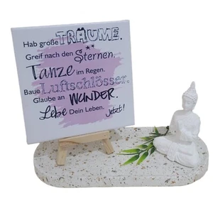 Bildfliese / Motivfliese aus Keramik (15 x 15 cm) Lebensweisheit Spruch Träume.. - Bild 1 von 14