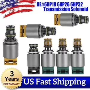 KIT SOLENOIDE TRANSMISIÓN BMW X3 X5 AUDI A4 A6 A8 Q7 7 PIEZAS 6HP19 6HP26 6HP32 - Imagen 1 de 12