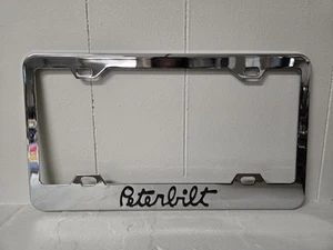 Peterbilt Licensed Trp License Plate Cover - set of 2 - Picture 1 of 3